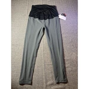 Isabel Maternity Leggins Dark Heather Gray  Size‎  XL